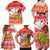 Hawaii Mele Kalikimaka Family Matching Off Shoulder Maxi Dress and Hawaiian Shirt Santa Claus and Hula Dancing Merry Christmas LT9 - Polynesian Pride