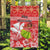 Hawaii Mele Kalikimaka Garden Flag Santa Claus and Hula Dancing Merry Christmas LT9 Garden Flag Red - Polynesian Pride