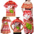 Personalised Hawaii Mele Kalikimaka Family Matching Off Shoulder Maxi Dress and Hawaiian Shirt Santa Claus and Hula Dancing Merry Christmas LT9 - Polynesian Pride