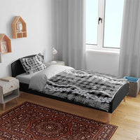 Hawaiian Ohia Lehua Lei Bedding Set Plaid Palaka Eleele Pattern LT9 - Polynesian Pride