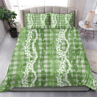 Hawaiian Ohia Lehua Lei Bedding Set Plaid Palaka Omaomao Pattern LT9 - Polynesian Pride