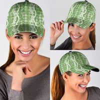 Hawaiian Ohia Lehua Lei Classic Cap Plaid Palaka Omaomao Pattern LT9 - Polynesian Pride