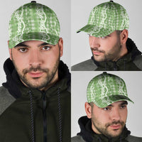 Hawaiian Ohia Lehua Lei Classic Cap Plaid Palaka Omaomao Pattern LT9 - Polynesian Pride