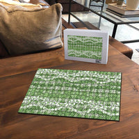 Hawaiian Ohia Lehua Lei Puzzle Plaid Palaka Omaomao Pattern LT9 - Polynesian Pride