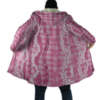 Hawaiian Ohia Lehua Lei Cloak Plaid Palaka Akala Pattern LT9 - Polynesian Pride