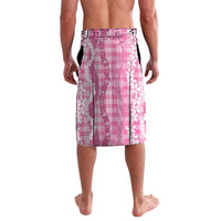 Hawaiian Ohia Lehua Lei Lavalava Plaid Palaka Akala Pattern LT9 - Polynesian Pride