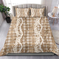Hawaiian Ohia Lehua Lei Bedding Set Plaid Palaka Kalaihaahaa Pattern LT9 - Polynesian Pride