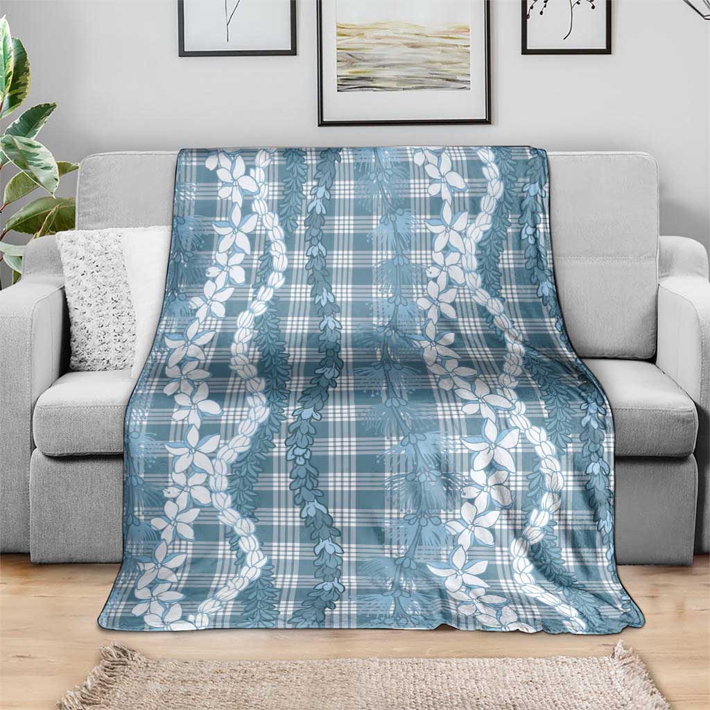 Hawaiian Ohia Lehua Lei Blanket Plaid Palaka Uliuli Omaomao Pattern LT9 - Polynesian Pride