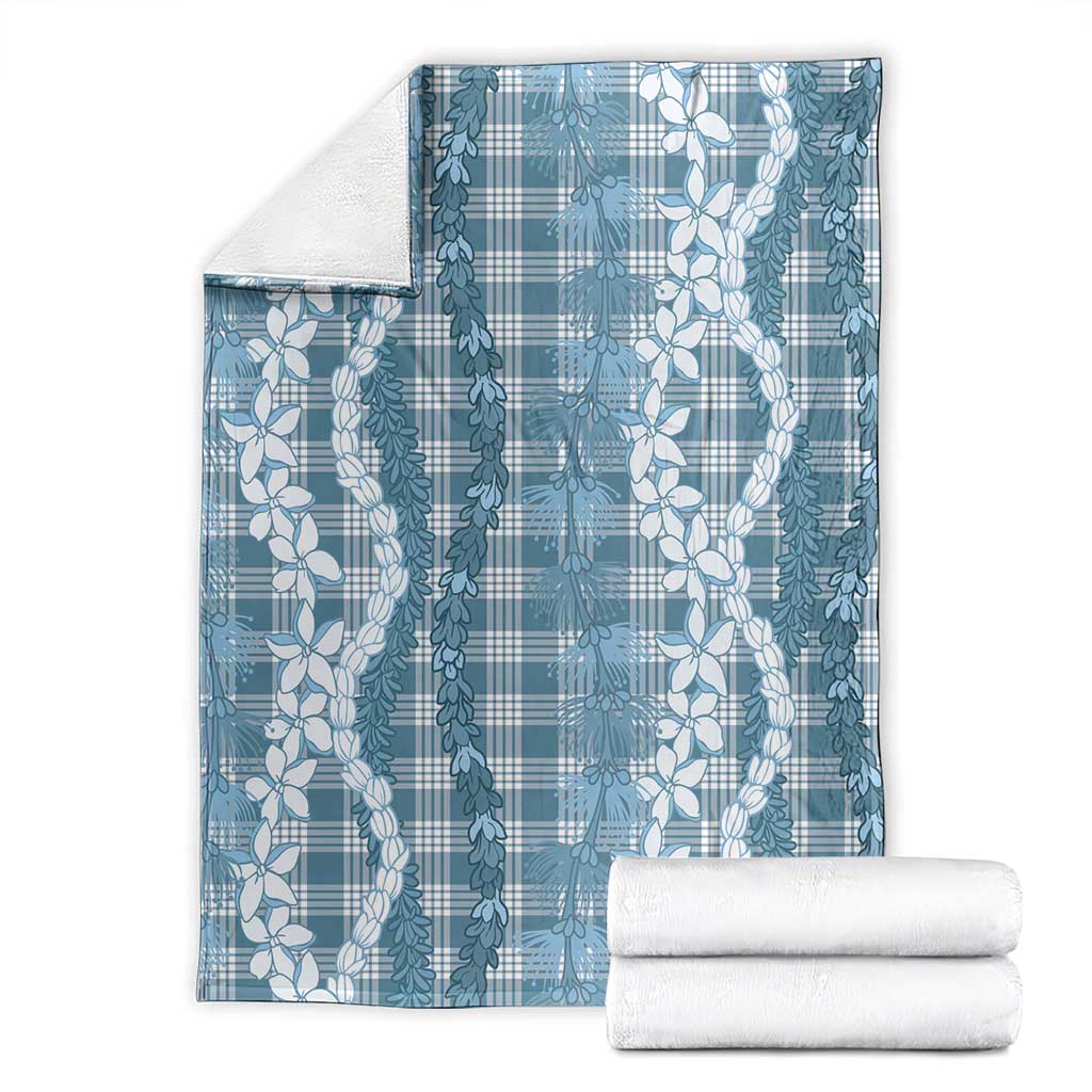 Hawaiian Ohia Lehua Lei Blanket Plaid Palaka Uliuli Omaomao Pattern LT9 - Polynesian Pride