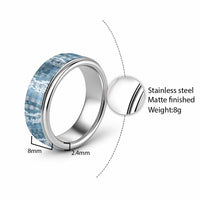 Hawaiian Ohia Lehua Lei Classic Ring Plaid Palaka Uliuli Omaomao Pattern LT9 - Polynesian Pride
