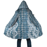 Hawaiian Ohia Lehua Lei Cloak Plaid Palaka Uliuli Omaomao Pattern LT9 Unisex Teal - Polynesian Pride