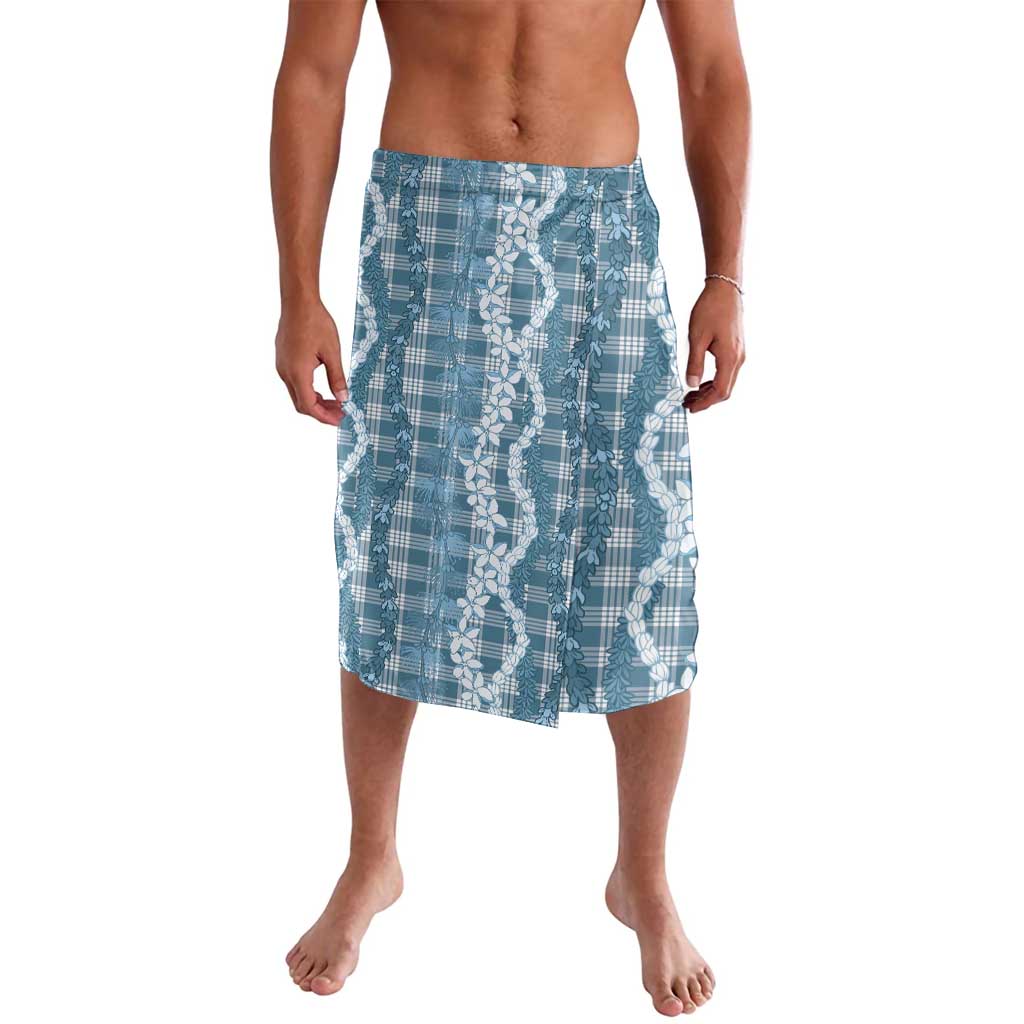 Hawaiian Ohia Lehua Lei Lavalava Plaid Palaka Uliuli Omaomao Pattern LT9 Teal - Polynesian Pride