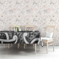 Aotearoa Maori Kowhaiwhai Tablecloth Kiwikiwi Puhoro and Patiki LT9 - Polynesian Pride