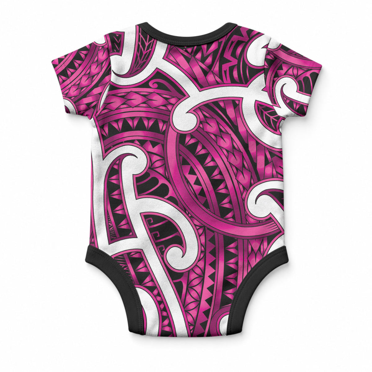 Aotearoa Maori Kowhaiwhai Baby Onesie Mawhero Puhoro and Patiki LT9 - Polynesian Pride