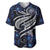 Micronesia Constitution Day Baseball Jersey Since 1979 with Polynesian Hibiscus Pattern