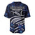 Micronesia Constitution Day Baseball Jersey Since 1979 with Polynesian Hibiscus Pattern