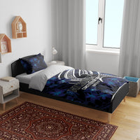 Micronesia Constitution Day Bedding Set Since 1979 with Polynesian Hibiscus Pattern LT9 - Polynesian Pride
