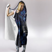 Micronesia Constitution Day Hooded Blanket Since 1979 with Polynesian Hibiscus Pattern LT9 - Polynesian Pride