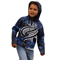 Micronesia Constitution Day Kid Hoodie Since 1979 with Polynesian Hibiscus Pattern LT9 - Polynesian Pride