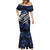 Micronesia Constitution Day Mermaid Dress Since 1979 with Polynesian Hibiscus Pattern