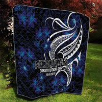 Micronesia Constitution Day Quilt Since 1979 with Polynesian Hibiscus Pattern LT9 - Polynesian Pride