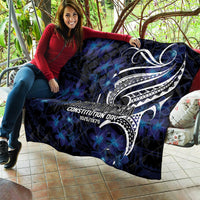 Micronesia Constitution Day Quilt Since 1979 with Polynesian Hibiscus Pattern LT9 - Polynesian Pride
