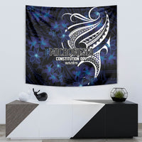 Micronesia Constitution Day Tapestry Since 1979 with Polynesian Hibiscus Pattern LT9 - Polynesian Pride