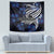 Micronesia Constitution Day Tapestry Since 1979 with Polynesian Hibiscus Pattern