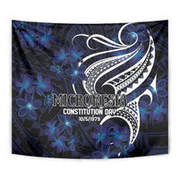 Micronesia Constitution Day Tapestry Since 1979 with Polynesian Hibiscus Pattern LT9 - Polynesian Pride