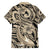 Polynesian Shark Tribal Tattoo Hawaiian Shirt Beige Style