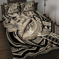 Polynesian Shark Tribal Tattoo Quilt Bed Set Beige Style LT9 Beige - Polynesian Pride