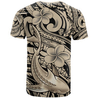 Polynesian Shark Tribal Tattoo T Shirt Beige Style LT9 - Polynesian Pride