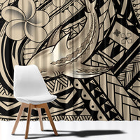 Polynesian Shark Tribal Tattoo Window Curtain Beige Style LT9 - Polynesian Pride