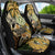 Wallis and Futuna Victory Day Car Seat Cover Since 1945 with Polynesian Platinum Floral Tribal