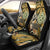 Wallis and Futuna Victory Day Car Seat Cover Since 1945 with Polynesian Platinum Floral Tribal