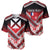 Personalised Wallis et Futuna Baseball Jersey Hibiscus and Polynesian Tribal Tattoos