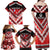 Personalised Wallis et Futuna Family Matching Off Shoulder Maxi Dress and Hawaiian Shirt Hibiscus and Polynesian Tribal Tattoos