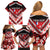 Personalised Wallis et Futuna Family Matching Off Shoulder Short Dress and Hawaiian Shirt Hibiscus and Polynesian Tribal Tattoos