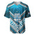 Custom Fiji Rugby Baseball Jersey Fijian Warrior With Polynesian Tribal Tattoos