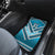 Custom Fiji Rugby Car Mats Fijian Warrior With Polynesian Tribal Tattoos