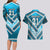 Custom Fiji Rugby Couples Matching Long Sleeve Bodycon Dress and Hawaiian Shirt Fijian Warrior With Polynesian Tribal Tattoos