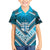 Custom Fiji Rugby Family Matching Puletasi and Hawaiian Shirt Fijian Warrior With Polynesian Tribal Tattoos