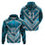 Custom Fiji Rugby Hoodie Fijian Warrior With Polynesian Tribal Tattoos