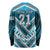 Custom Fiji Rugby Long Sleeve Shirt Fijian Warrior With Polynesian Tribal Tattoos