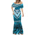 Custom Fiji Rugby Mermaid Dress Fijian Warrior With Polynesian Tribal Tattoos