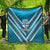 Custom Fiji Rugby Quilt Fijian Warrior With Polynesian Tribal Tattoos