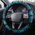 Custom Fiji Rugby Steering Wheel Cover Fijian Warrior With Polynesian Tribal Tattoos