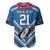 Custom Manuma Samoa Rugby Baseball Jersey Ula fala Samoan Siva Tau Tribal