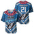 Custom Manuma Samoa Rugby Baseball Jersey Ula fala Samoan Siva Tau Tribal