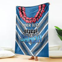 Custom Manuma Samoa Rugby Blanket Ula fala Samoan Siva Tau Tribal LT9 - Polynesian Pride